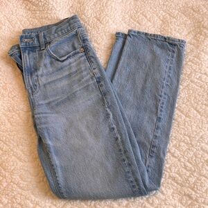 American Eagle Super High-Rise Ankle Straight Jeans